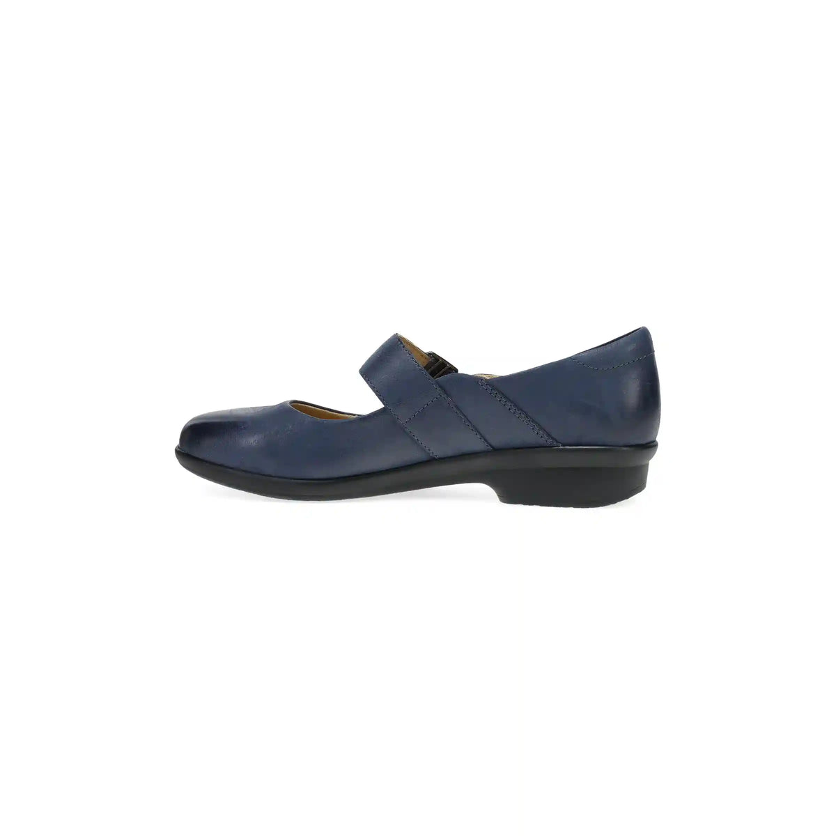 Collette Wide Navy Burnished Nubuck