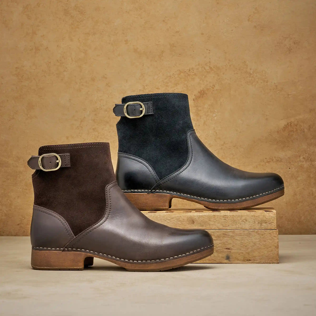 Monique Chocolate Burnished Calf